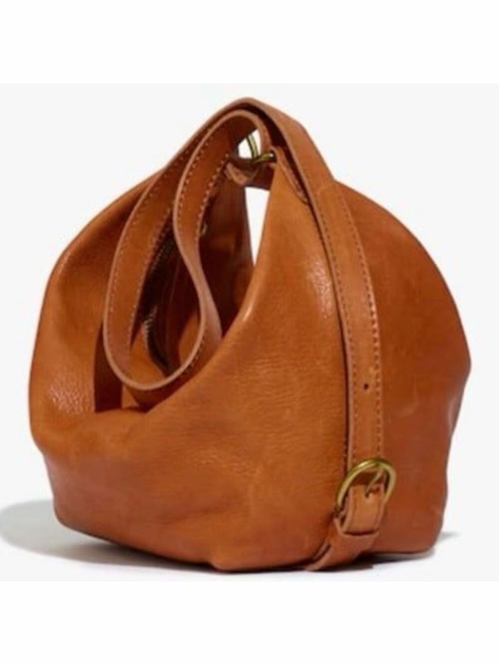 Madewell “Leather Sling Bag” English Saddle - Picture 7 of 9